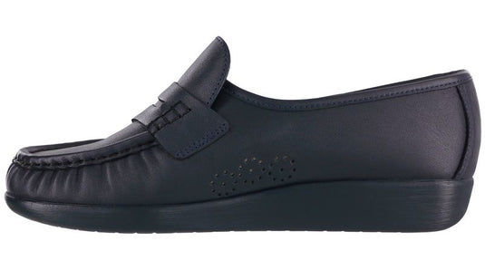 SAS Women's Classic Slip-on Shoe Navy
