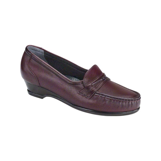 SAS Women's Easier Slip-on Moccasin Antique Wine SAS Women's Easier Slip-on Moccasin Antique Wine