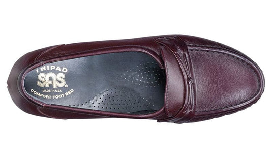 SAS Women's Easier Slip-on Moccasin Antique Wine SAS Women's Easier Slip-on Moccasin Antique Wine