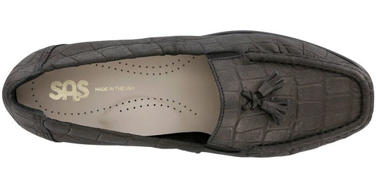 SAS Women's Hope Slip-on Loafer Black Croc SAS Women's Hope Slip-on Loafer Black Croc