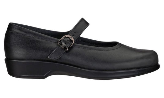 SAS Women's Maria Mary Jane Shoe Black Leather SAS Women's Maria Mary Jane Shoe Black Leather