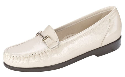 SAS Women's Metro Moccasin Loafer Bone Patent SAS Women's Metro Moccasin Loafer Bone Patent