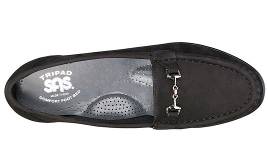 SAS Women's Metro Moccasin Loafer Charcoal Nubuck SAS Women's Metro Moccasin Loafer Charcoal Nubuck