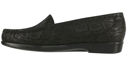 SAS Women's Simplify Slip On Loafer Nero Snake SAS Women's Simplify Slip On Loafer Nero Snake