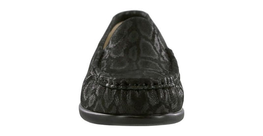 SAS Women's Simplify Slip On Loafer Nero Snake SAS Women's Simplify Slip On Loafer Nero Snake