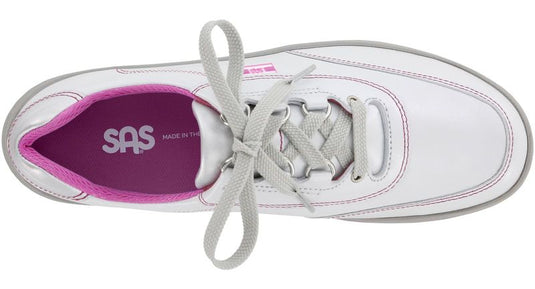 SAS Women's Sporty Active Shoe Bianco / Pink