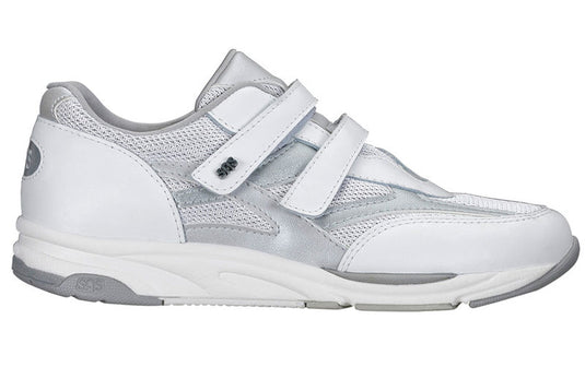 SAS Women's TMV Diabetic Velcro Shoe Silver