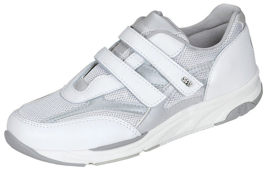 SAS Women's TMV Diabetic Velcro Shoe Silver SAS Women's TMV Diabetic Velcro Shoe Silver
