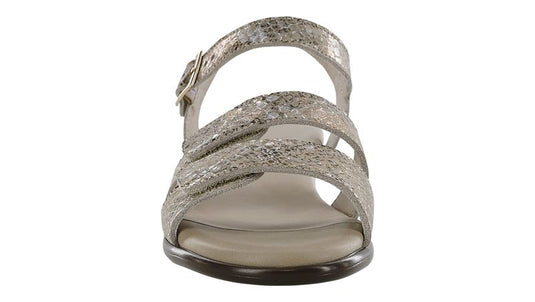 SAS Women's Savanna Classy Three Strap Sandals Multisnake Gold SAS Women's Savanna Classy Three Strap Sandals Multisnake Gold