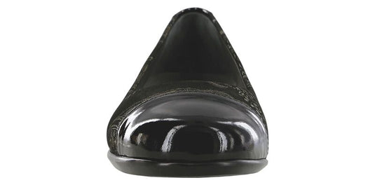 SAS Women's Scenic Ballet Flat Brocade / Black Patent SAS Women's Scenic Ballet Flat Brocade / Black Patent