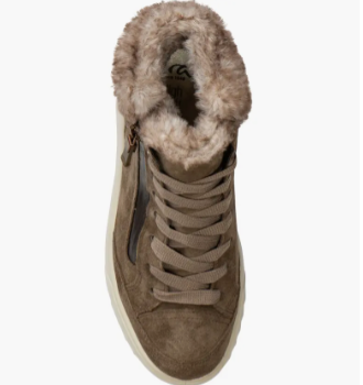 Ara Women's Mikayla Faux Fur Lined Lace-Up Boot Taiga Ara Women's Mikayla Faux Fur Lined Lace-Up Boot Taiga