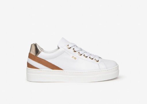 NeroGiardini Women's Leather Sneaker Bianco NeroGiardini Women's Leather Sneaker Bianco