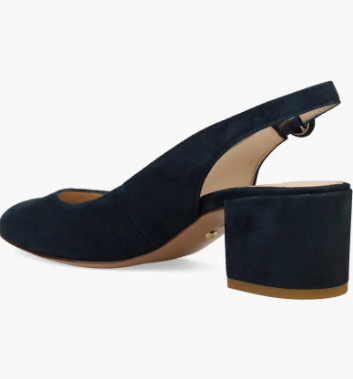 Pelle Moda Women's Ulla Low Heel Midnight Blue Suede Pelle Moda Women's Ulla Low Heel Midnight Blue Suede