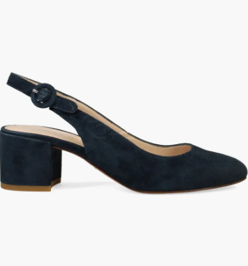 Pelle Moda Women's Ulla Low Heel Midnight Blue Suede Pelle Moda Women's Ulla Low Heel Midnight Blue Suede