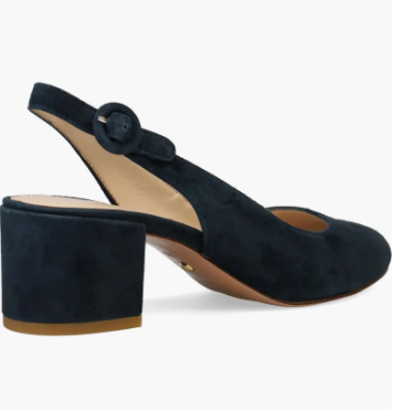 Pelle Moda Women's Ulla Low Heel Midnight Blue Suede Pelle Moda Women's Ulla Low Heel Midnight Blue Suede