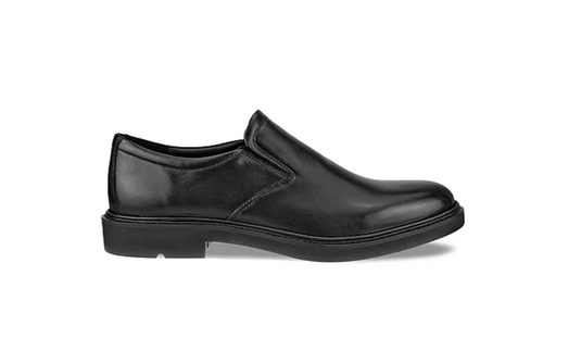 Ecco Men's Metropole London Slip On Dress Shoe Black Ecco Men's Metropole London Slip On Dress Shoe Black