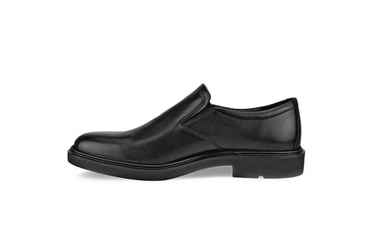 Ecco Men's Metropole London Slip On Dress Shoe Black Ecco Men's Metropole London Slip On Dress Shoe Black