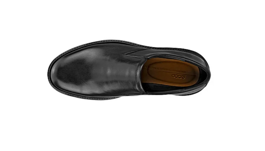 Ecco Men's Metropole London Slip On Dress Shoe Black Ecco Men's Metropole London Slip On Dress Shoe Black