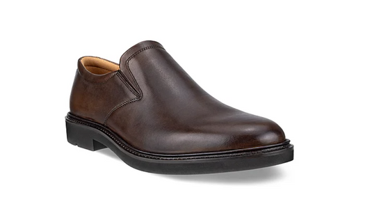 Ecco Men's Metropole London Slip On Dress Shoe Brown Ecco Men's Metropole London Slip On Dress Shoe Brown