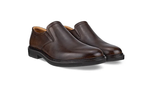 Ecco Men's Metropole London Slip On Dress Shoe Brown Ecco Men's Metropole London Slip On Dress Shoe Brown