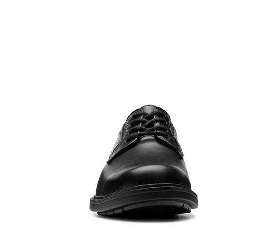 Clarks Men's Un Shire Low Black Leather Clarks Men's Un Shire Low Black Leather