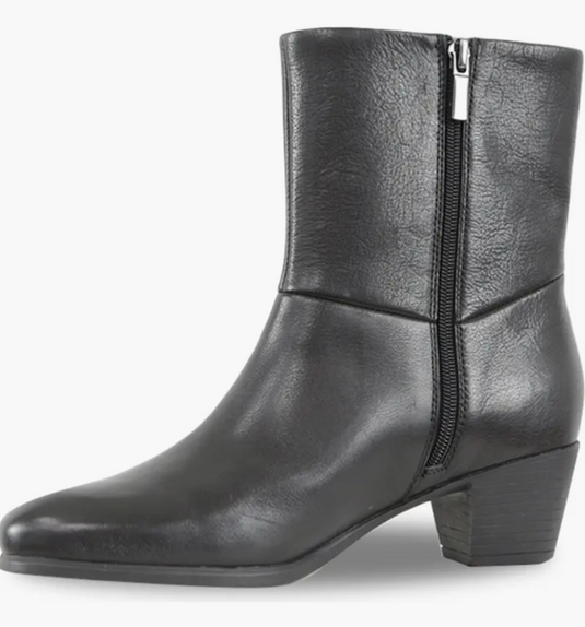 Munro Women's Tyler Boots Black Leather Munro Women's Tyler Boots Black Leather