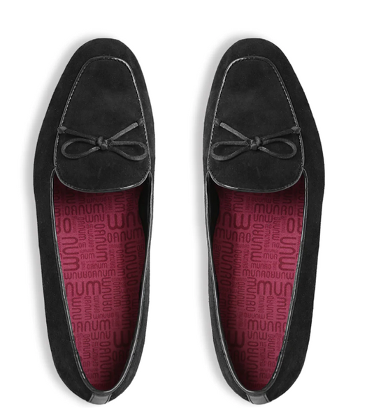 Munro Women's Rossa Slip-on Black Suede Munro Women's Rossa Slip-on Black Suede