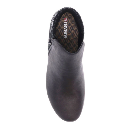 Revere Women's Damascus Bootie Black Lizard Revere Women's Damascus Bootie Black Lizard