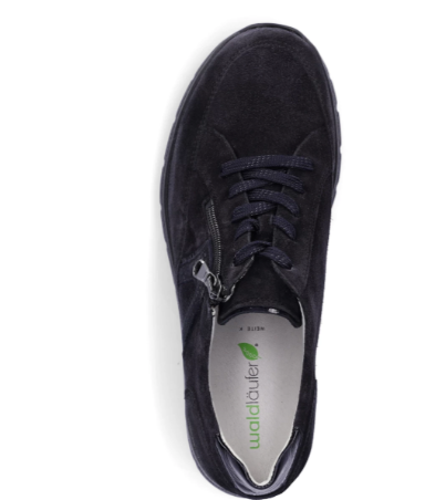 Waldlaufer Women's K-Ramona Sneaker Black Suede Waldlaufer Women's K-Ramona Sneaker Black Suede