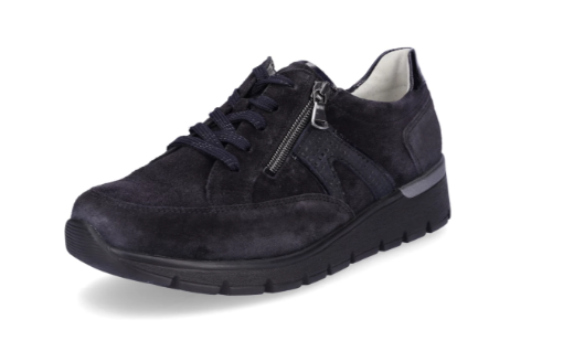 Waldlaufer Women's K-Ramona Sneaker Black Suede Waldlaufer Women's K-Ramona Sneaker Black Suede