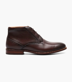Florsheim Men's Rucci Plain Toe Chukka Boot Brown