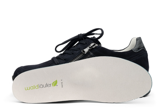 Waldlaufer Women's K-Ramona Sneaker Navy Suede Waldlaufer Women's K-Ramona Sneaker Navy Suede