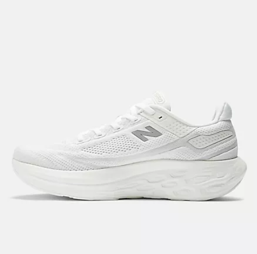 New Balance Men's Fresh Foam X 1080v13 White with Light Silver Metallic New Balance Men's Fresh Foam X 1080v13 White with Light Silver Metallic