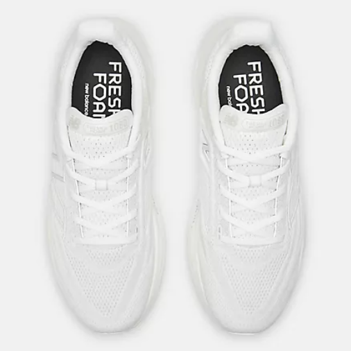 New Balance Men's Fresh Foam X 1080v13 White with Light Silver Metallic New Balance Men's Fresh Foam X 1080v13 White with Light Silver Metallic