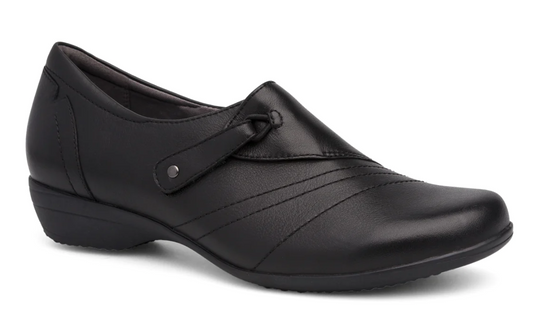 Dansko Women's Franny Black Milled Nappa Dansko Women's Franny Black Milled Nappa