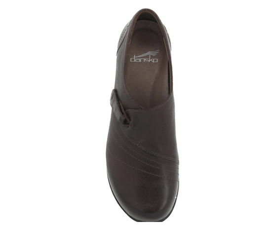 Dansko Women's Franny Chocolate Burnished Calf Dansko Women's Franny Chocolate Burnished Calf