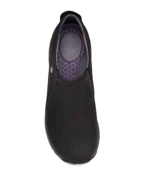 Dansko Women's Patti Black Milled Nubuck Sneaker Dansko Women's Patti Black Milled Nubuck Sneaker
