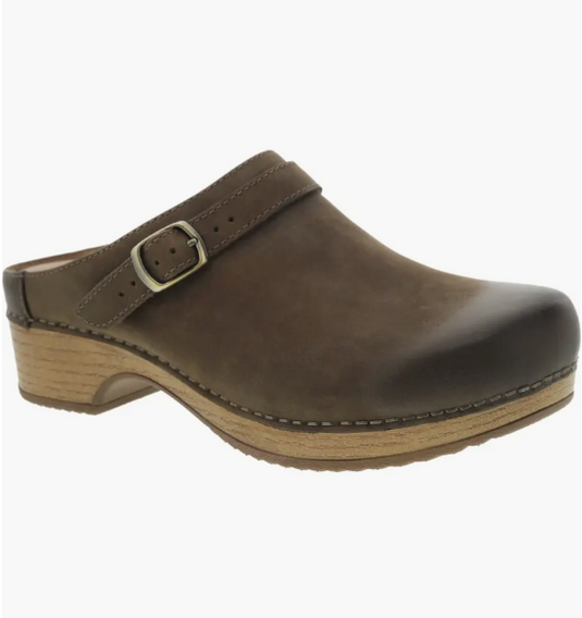 Dansko Women's Berry Clog Mushroom Nubuck Leather Dansko Women's Berry Clog Mushroom Nubuck Leather