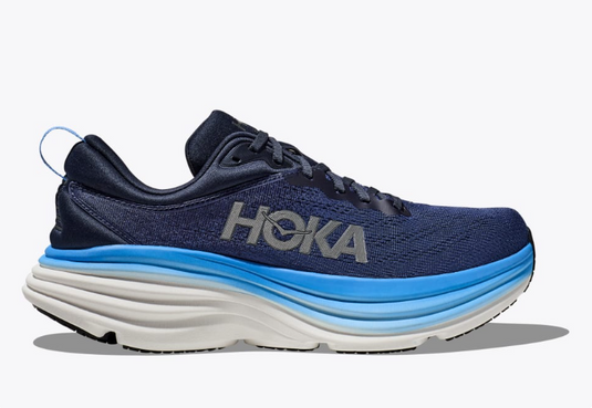 Hoka One One Men's Bondi 8 Sneakers Outer Space / All Aboard Hoka One One Men's Bondi 8 Sneakers Outer Space / All Aboard