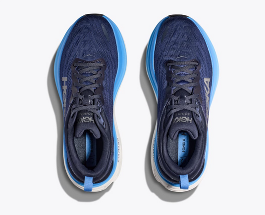 Hoka One One Men's Bondi 8 Sneakers Outer Space / All Aboard Hoka One One Men's Bondi 8 Sneakers Outer Space / All Aboard