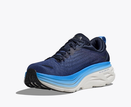 Hoka One One Men's Bondi 8 Sneakers Outer Space / All Aboard Hoka One One Men's Bondi 8 Sneakers Outer Space / All Aboard