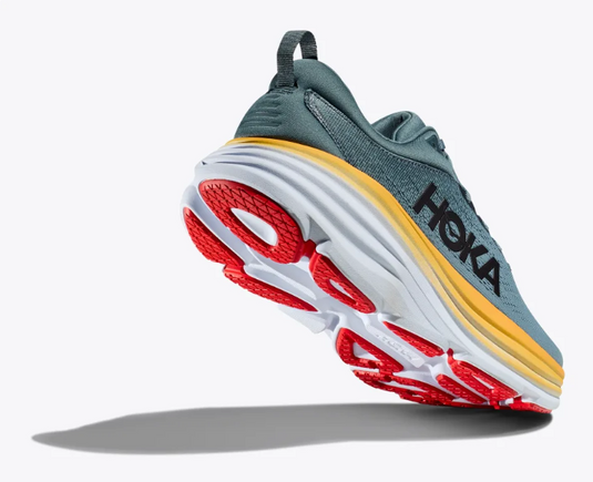 Hoka One One Men's Bondi 8 Sneakers Goblin Blue / Mountain Spring Hoka One One Men's Bondi 8 Sneakers Goblin Blue / Mountain Spring