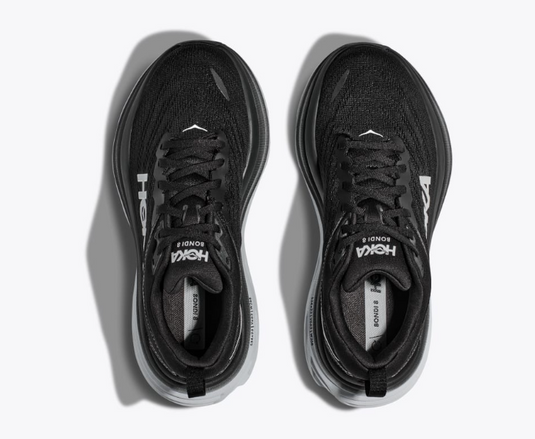 Hoka One One Men's Bondi 8 Sneakers Black/White Hoka One One Men's Bondi 8 Sneakers Black/White