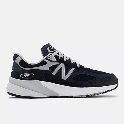 New Balance Men's 990v6 Navy with White New Balance Men's 990v6 Navy with White