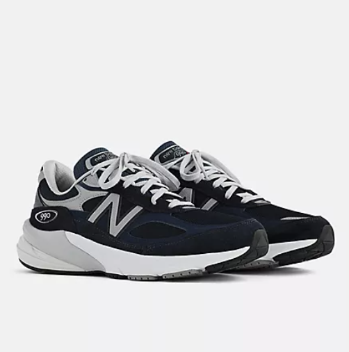 New Balance Men's 990v6 Navy with White New Balance Men's 990v6 Navy with White