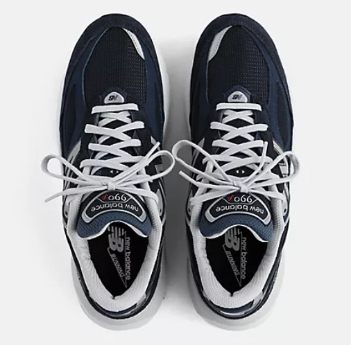New Balance Men's 990v6 Navy with White New Balance Men's 990v6 Navy with White