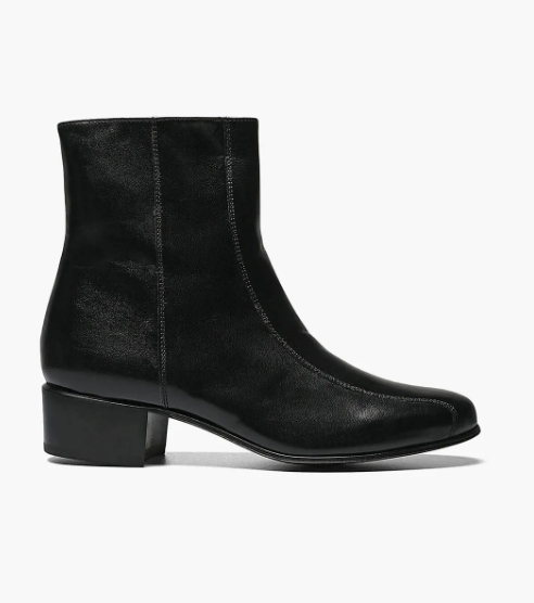 Florsheim Men's Duke Bike Toe Zipper Boots Black - Free Socks Florsheim Men's Duke Bike Toe Zipper Boots Black - Free Socks