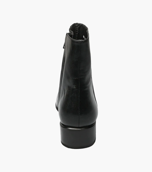 Florsheim Men's Duke Bike Toe Zipper Boots Black - Free Socks Florsheim Men's Duke Bike Toe Zipper Boots Black - Free Socks