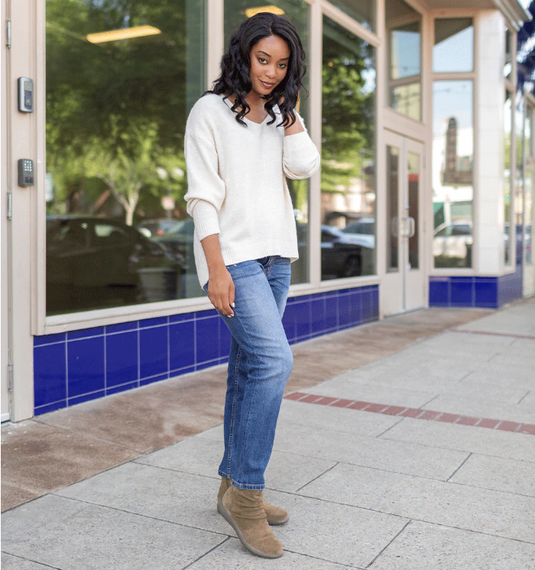 Munro Women's Scout Boots Toasted Seasme Suede Munro Women's Scout Boots Toasted Seasme Suede