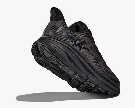 Hoka One One Women's Clifton 9 Sneaker Black/Black Hoka One One Women's Clifton 9 Sneaker Black/Black